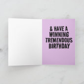 DONALD TRUMP LAAT BRANDON BIRTHDAY KAART GAAN (Binnen)