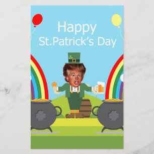 donald trump leprechaun briefpapier
