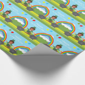 donald trump leprechaun cadeaupapier (Hoek)