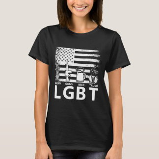 Donald Trump Liberty Pistolen Beer T-shirt