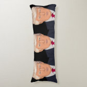 DONALD TRUMP LICHAAM PILLOW REVERSIBLE LICHAAMSKUSSEN (Voorkant Verticaal)