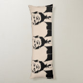 DONALD TRUMP LICHAAM PILLOW REVERSIBLE LICHAAMSKUSSEN (Achterkant (Verticaal))