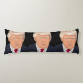 DONALD TRUMP LICHAAM PILLOW REVERSIBLE LICHAAMSKUSSEN (Voorkant)