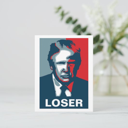 Donald Trump Loser Briefkaart (Staand voorkant)
