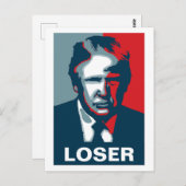 Donald Trump Loser Briefkaart (Voorkant / Achterkant)