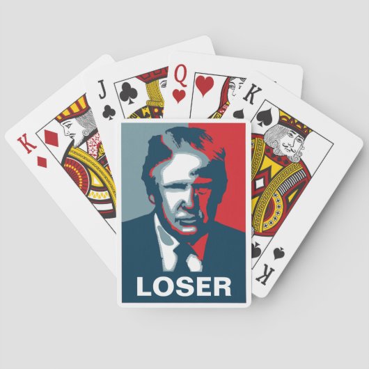 Donald Trump Loser Pokerkaarten (Achterkant)