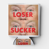Donald Trump LOSER SUCKER Blikjeskoeler (Voorkant)
