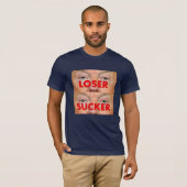 Donald Trump LOSER SUCKER T-shirt (Voorkant volledig)