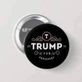 Donald Trump Luxury Ronde Button 5,7 Cm (Voorkant /achterkant)