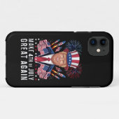 Donald Trump Maak 4 juli weer groot  Case-Mate iPhone Case (Achterkant (horizontaal))
