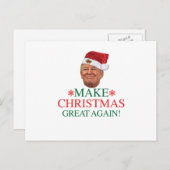 Donald Trump - Maak kerst weer geweldig Briefkaart (Voorkant / Achterkant)