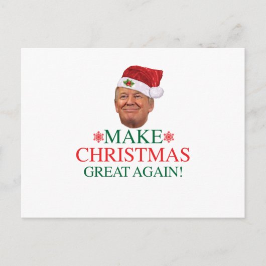 Donald Trump - Maak kerst weer geweldig Briefkaart (Voorkant)