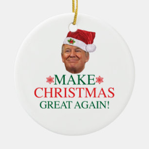 Donald Trump - Maak kerstfeestelijke ornament