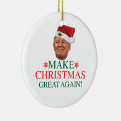 Donald Trump - Maak Kerstmis geweldig Ornament (Rechts)