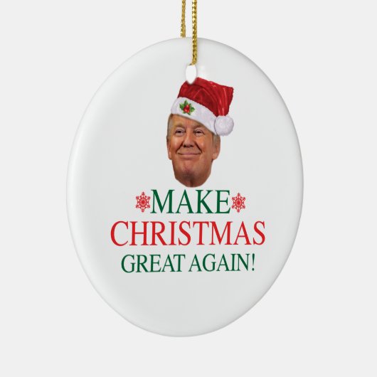 Donald Trump - Maak Kerstmis geweldig Ornament (Rechts)
