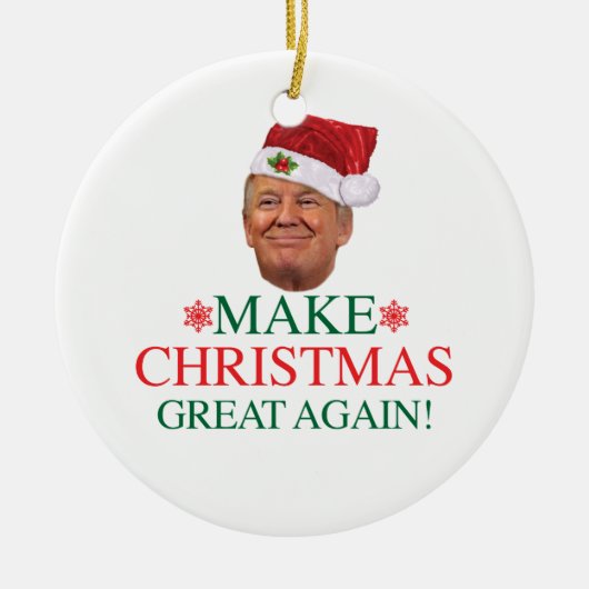 Donald Trump - Maak Kerstmis geweldig Ornament (Voorkant)