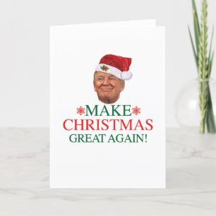 Donald Trump - maak opnieuw tot Kerstmis Grote Feestdagen Kaart