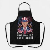 Donald Trump Maakt 4 juli weer groot Schort (Voorkant)
