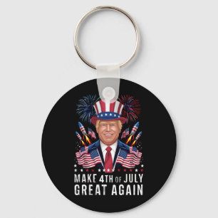 Donald Trump Maakt 4 juli weer groot Sleutelhanger