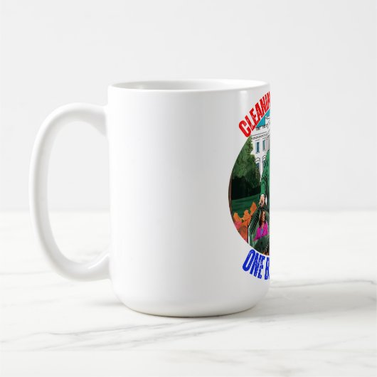 DONALD TRUMP MAAKT AMERIKA ÉÉN TAS PER KEER SCHOON KOFFIEMOK (Links)