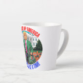 DONALD TRUMP MAAKT AMERIKA ÉÉN TAS PER KEER SCHOON LATTE MOK (Rechterhoek)