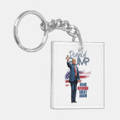 Donald Trump maakt Amerika tot grote Sleutelhanger (Voorkant Links)