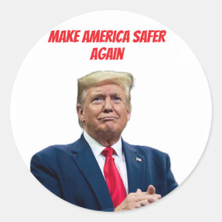 Donald Trump maakt Amerika weer veiliger Sticker 2