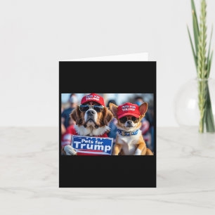 Donald Trump Maakt Honden Veilig Again Rode Hoed 2 Kaart