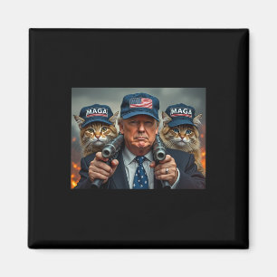 Donald Trump Maakt Katten Veilig Tegen Rode Hoed 2 Magneet