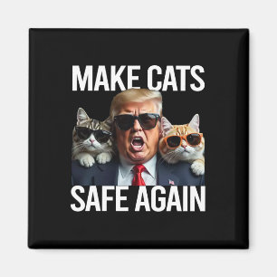 Donald Trump Maakt Katten Veilig Tegen Rode Hoed 2 Magneet