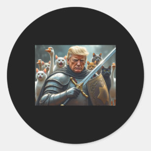 Donald Trump maakt katten weer veilig 2024 Debat 1 Ronde Sticker