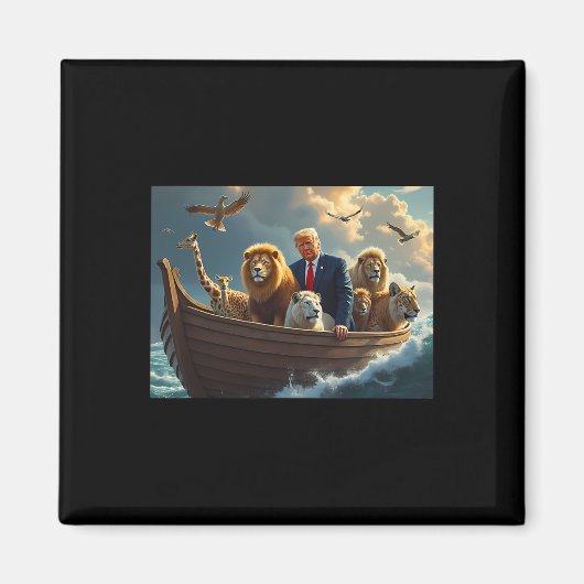 Donald Trump maakt katten weer veilig 2024 Debat 2 Magneet (Voorkant)