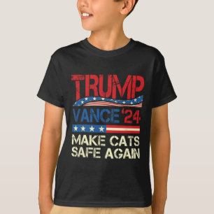 Donald Trump maakt katten weer veilig 2024 debat g T-shirt