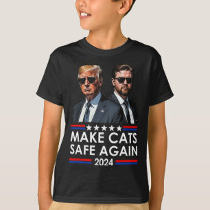 Donald Trump maakt katten weer veilig 2024 debat g T-shirt