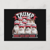 Donald Trump maakt katten weer veilig in 2024 Briefkaart (Voorkant)