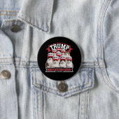 Donald Trump maakt katten weer veilig in 2024 Ronde Button 7,6 Cm (In situ)