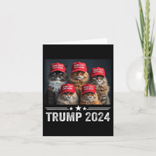 Donald Trump maakt katten weer veilig Rode Pet 202 Kaart