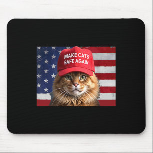 Donald Trump maakt katten weer veilig Rode Pet 202 Muismat