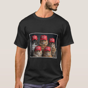 Donald Trump maakt katten weer veilig Rode Pet 202 T-shirt