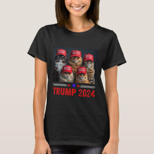 Donald Trump maakt katten weer veilig Rode Pet 202 T-shirt