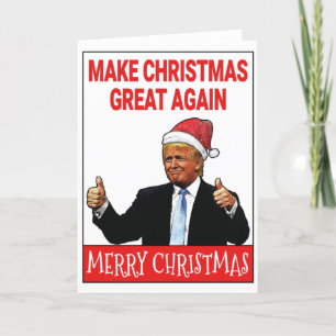 Donald Trump maakt kerst weer geweldig Feestdagen Kaart