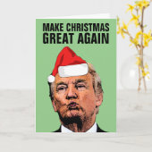 DONALD TRUMP MAAKT KERST WEER GROOT KAARTEN (Gele Bloem)