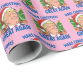 Donald Trump maakt kerst weer roze Cadeaupapier (Rol Hoek)