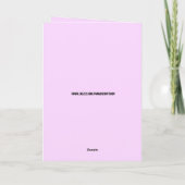 DONALD TRUMP MAAKT VADERDAG WEER GROOT!  KAART (Achterkant)