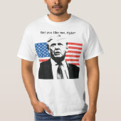 Donald Trump, maar je mag me wel? T-shirt (Voorkant)