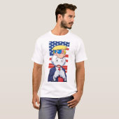 Donald Trump MAGA 2024 Modern Art Kaws Style T-shirt (Voorkant volledig)