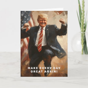 DONALD TRUMP MAGA AMERIKAANSE VLAG KAART