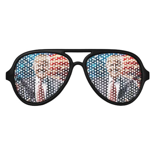 Donald Trump MAGA Aviator Zonnebril (Voorkant)