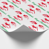 Donald Trump Maga Kerstmis Cadeaupapier (Hoek)