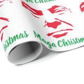Donald Trump Maga Kerstmis Cadeaupapier (Rol Hoek)